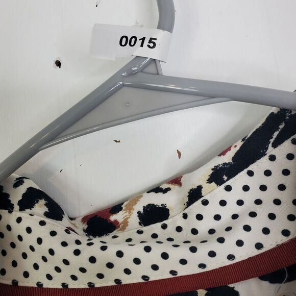 Foxcroft Button Down Shirt Womens 22W Shaped Fit Wrinkle Free Leopard Colorful - Picture 10 of 11